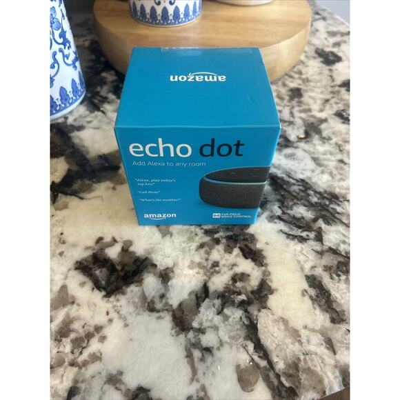 Amazon Echo Dot (3rd Generation) Smart Speaker - Charcoal - Picture 2 of 3